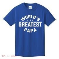 World's Greatest Papa Father's Day Gift Kids T-Shirt thumb 0