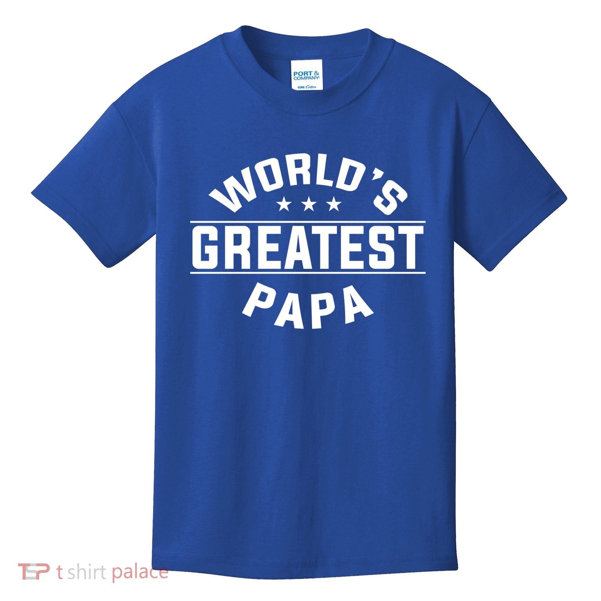 World's Greatest Papa Father's Day Gift Kids T-Shirt