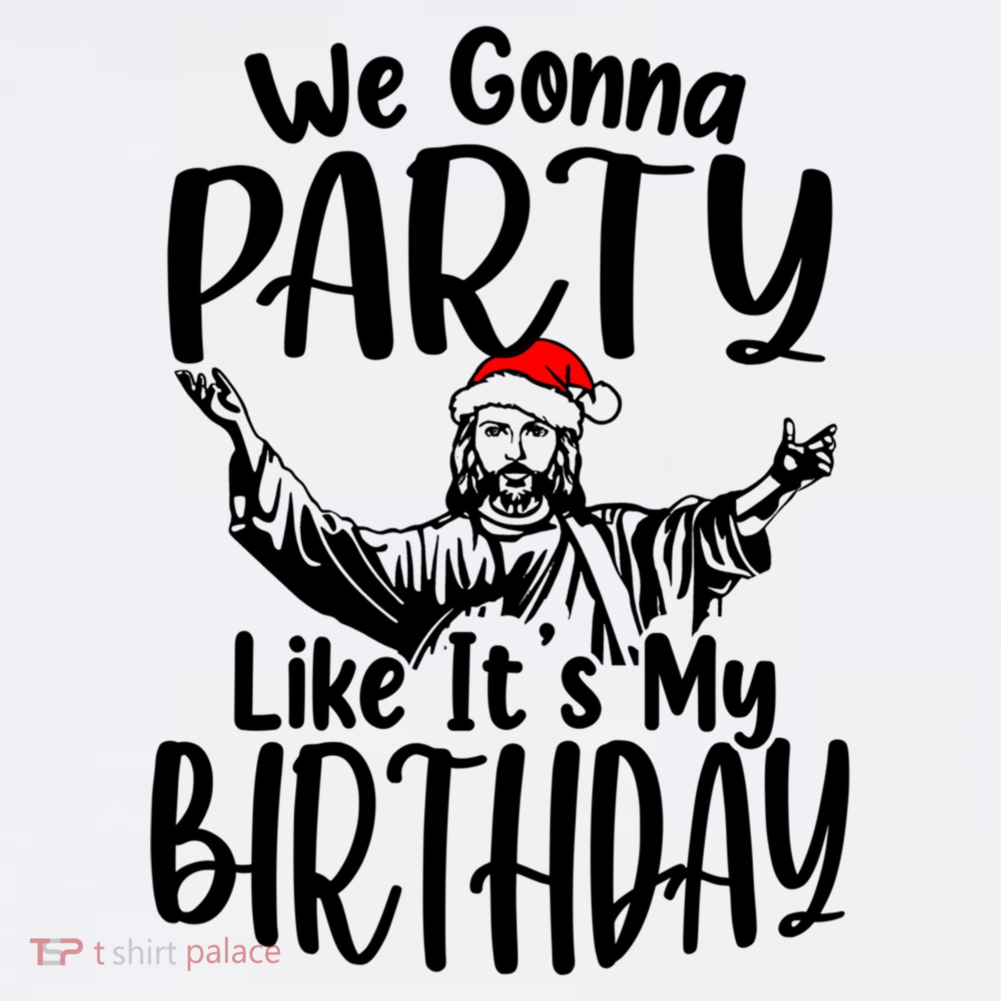 We Gonna Party Like ItS My Birthday Jesus Christmas Gift Ornament