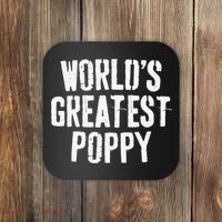 World's Greatest Poppy Father's Day Coaster thumb 0