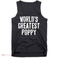 World's Greatest Poppy Father's Day Tank Top thumb 0
