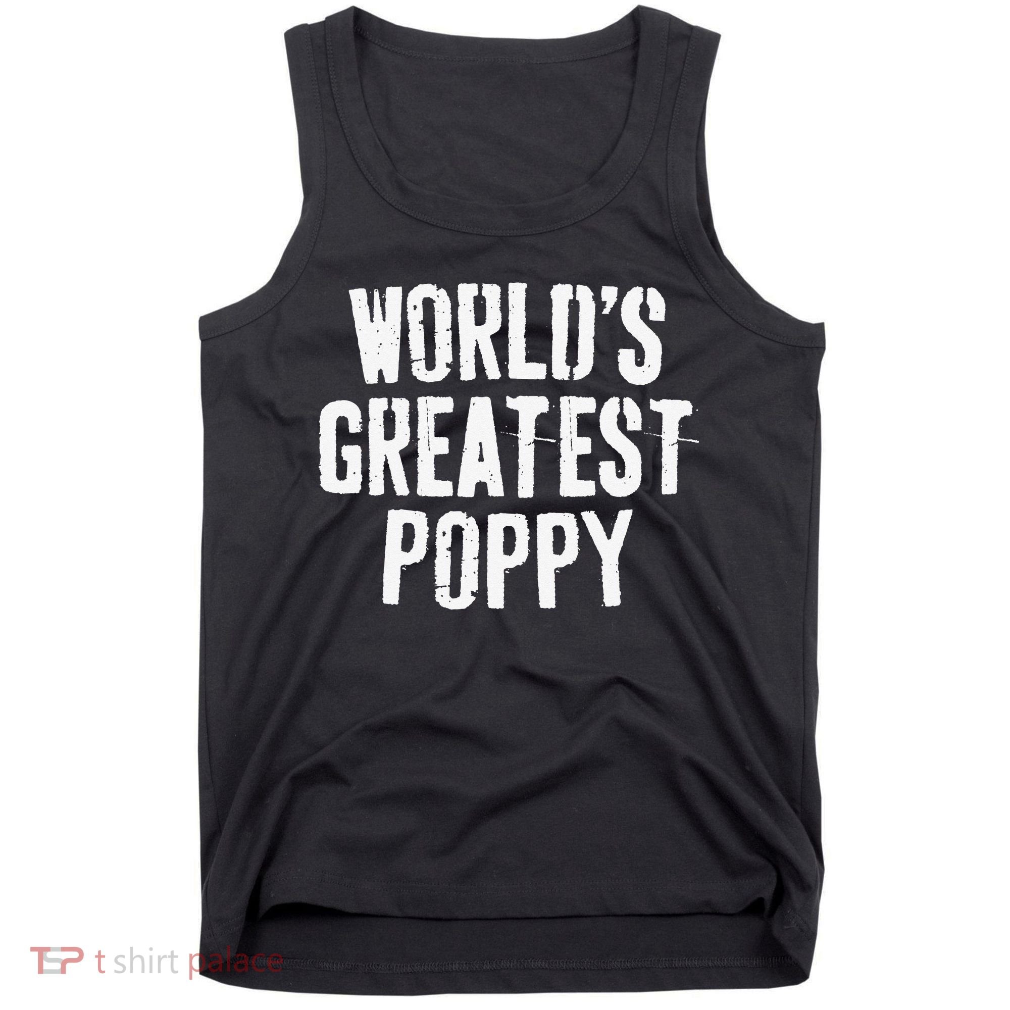 World's Greatest Poppy Father's Day Tank Top