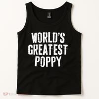 World's Greatest Poppy Father's Day Tank Top thumb 2