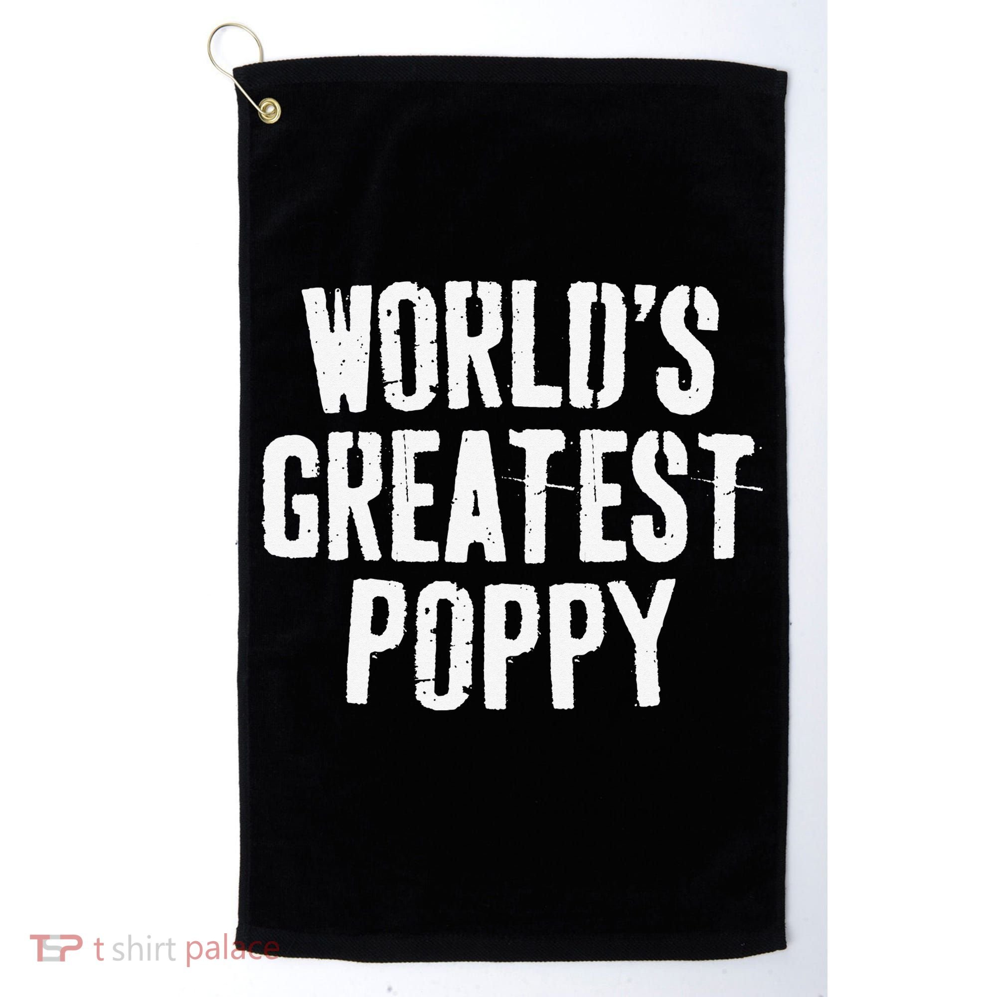 World's Greatest Poppy Father's Day Golf Towel