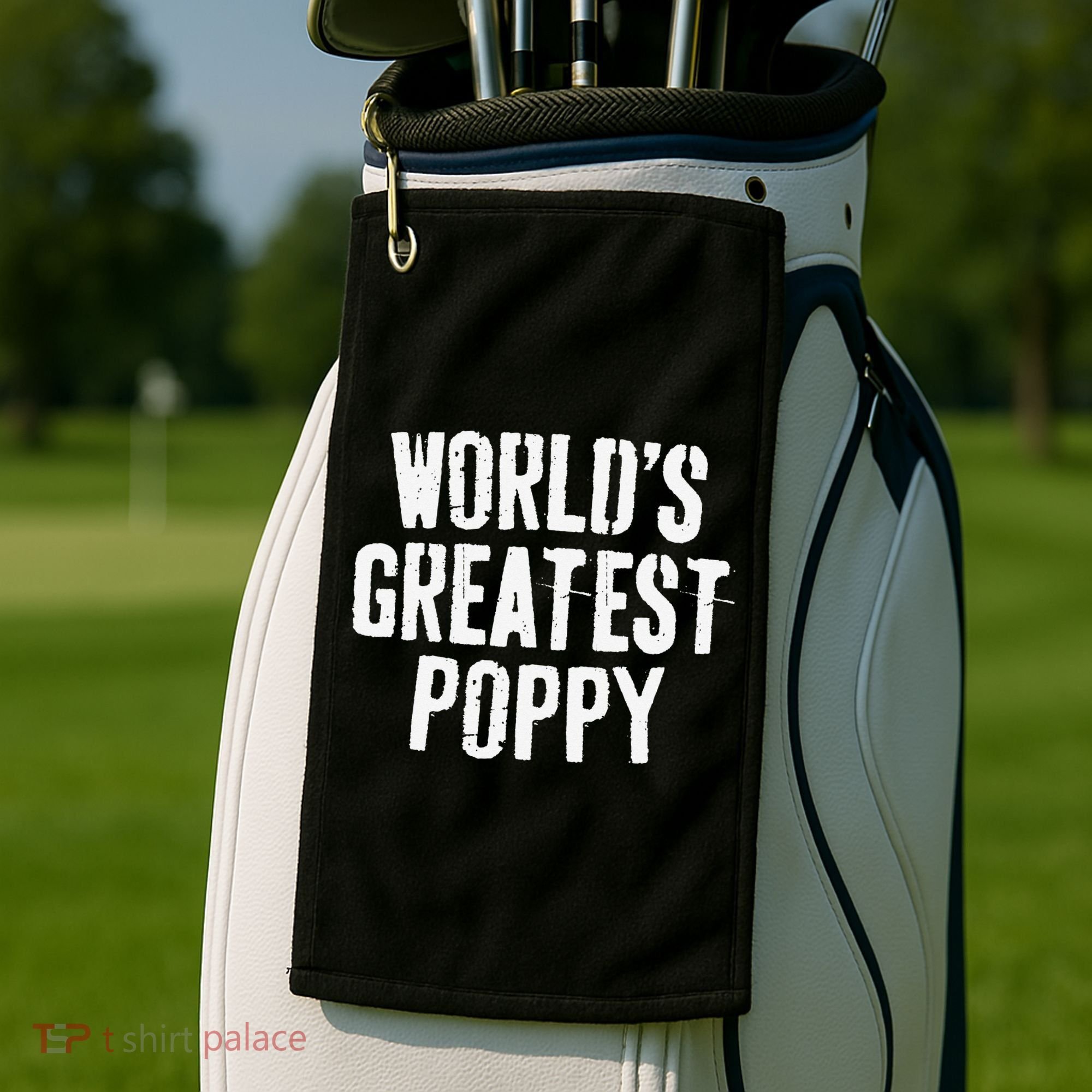 World's Greatest Poppy Father's Day Golf Towel