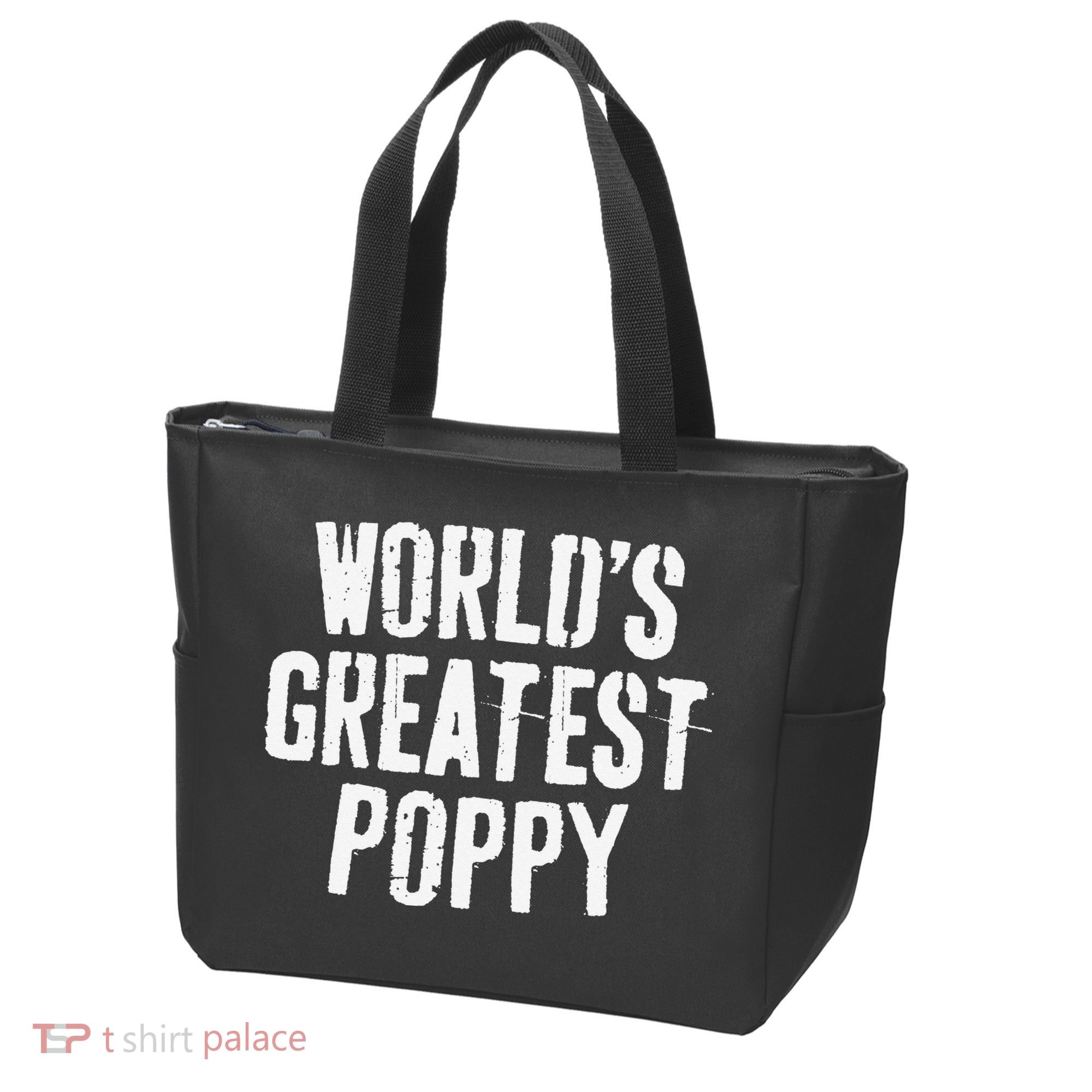 World's Greatest Poppy Father's Day Tote Bag