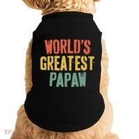 WorldS Greatest Papaw Grandpa FatherS Day Doggie Tank thumb 0