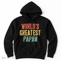 WorldS Greatest Papaw Grandpa FatherS Day Hoodie thumb 0