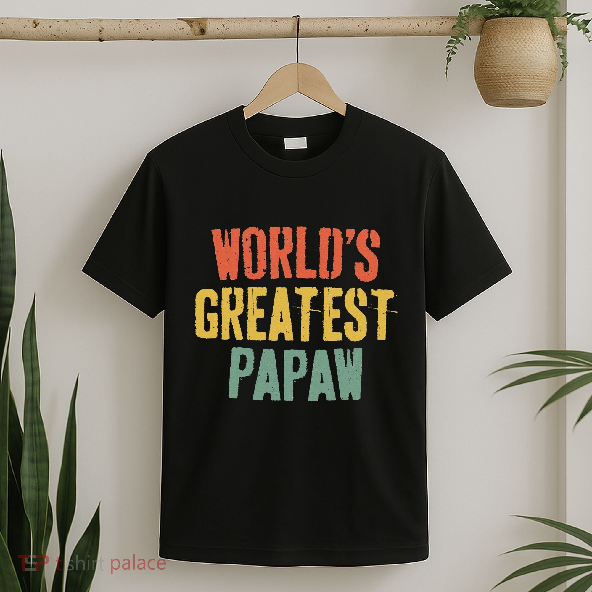 WorldS Greatest Papaw Grandpa FatherS Day T-Shirt