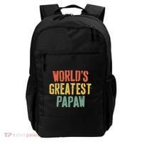 WorldS Greatest Papaw Grandpa FatherS Day Backpack thumb 0