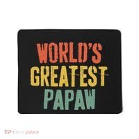 WorldS Greatest Papaw Grandpa FatherS Day Mousepad thumb 0