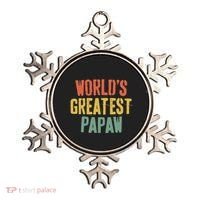 WorldS Greatest Papaw Grandpa FatherS Day Ornament thumb 0