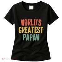 WorldS Greatest Papaw Grandpa FatherS Day Women's T-Shirt thumb 0