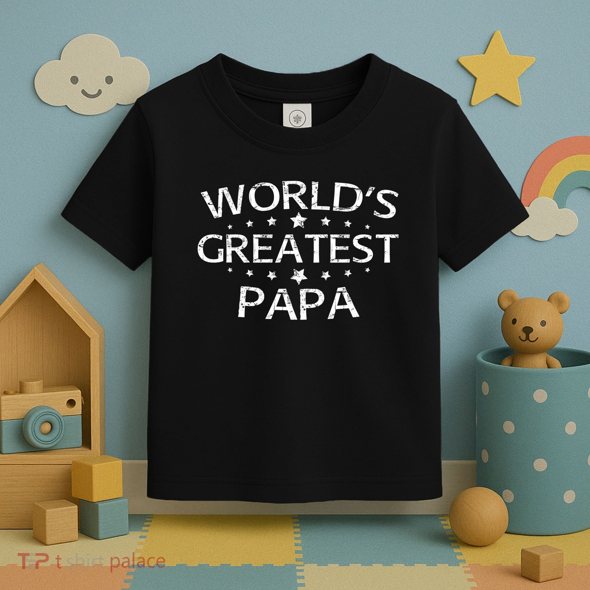 Worlds Greatest Papa Toddler T-Shirt