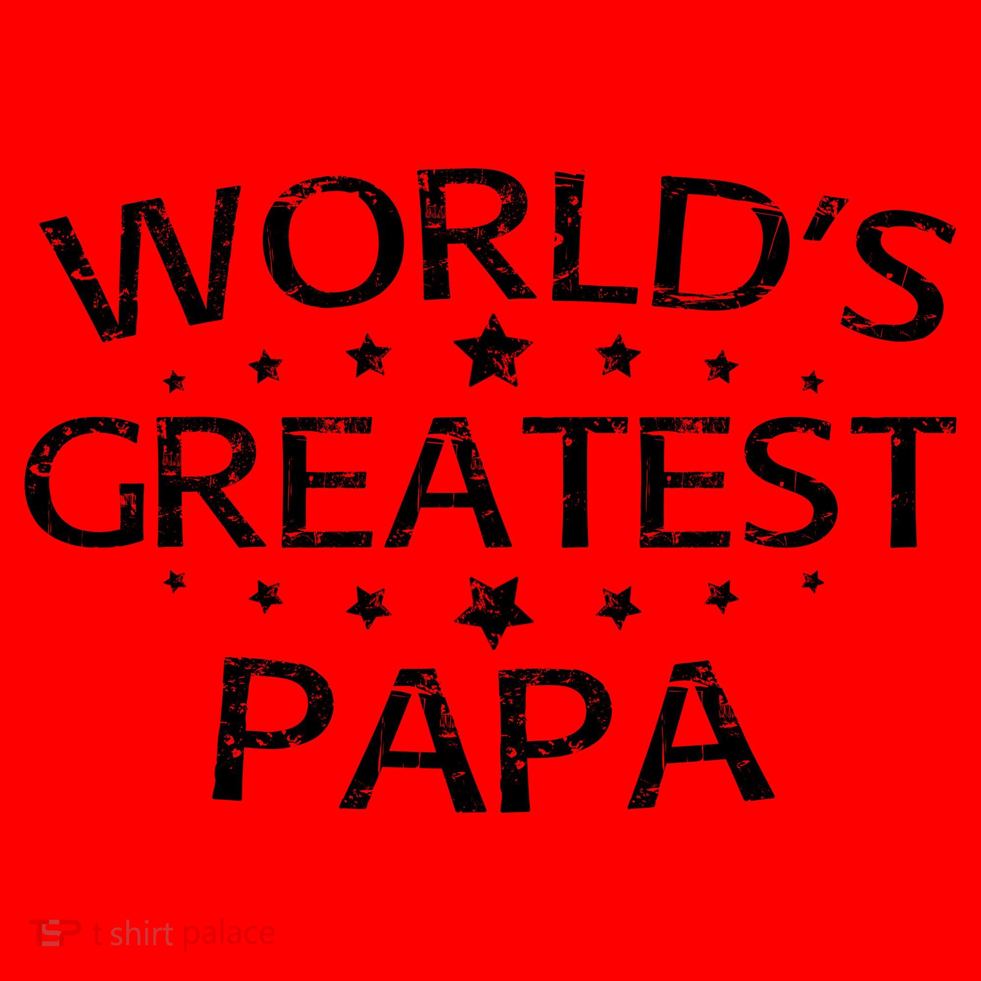 Worlds Greatest Papa Santa Hat