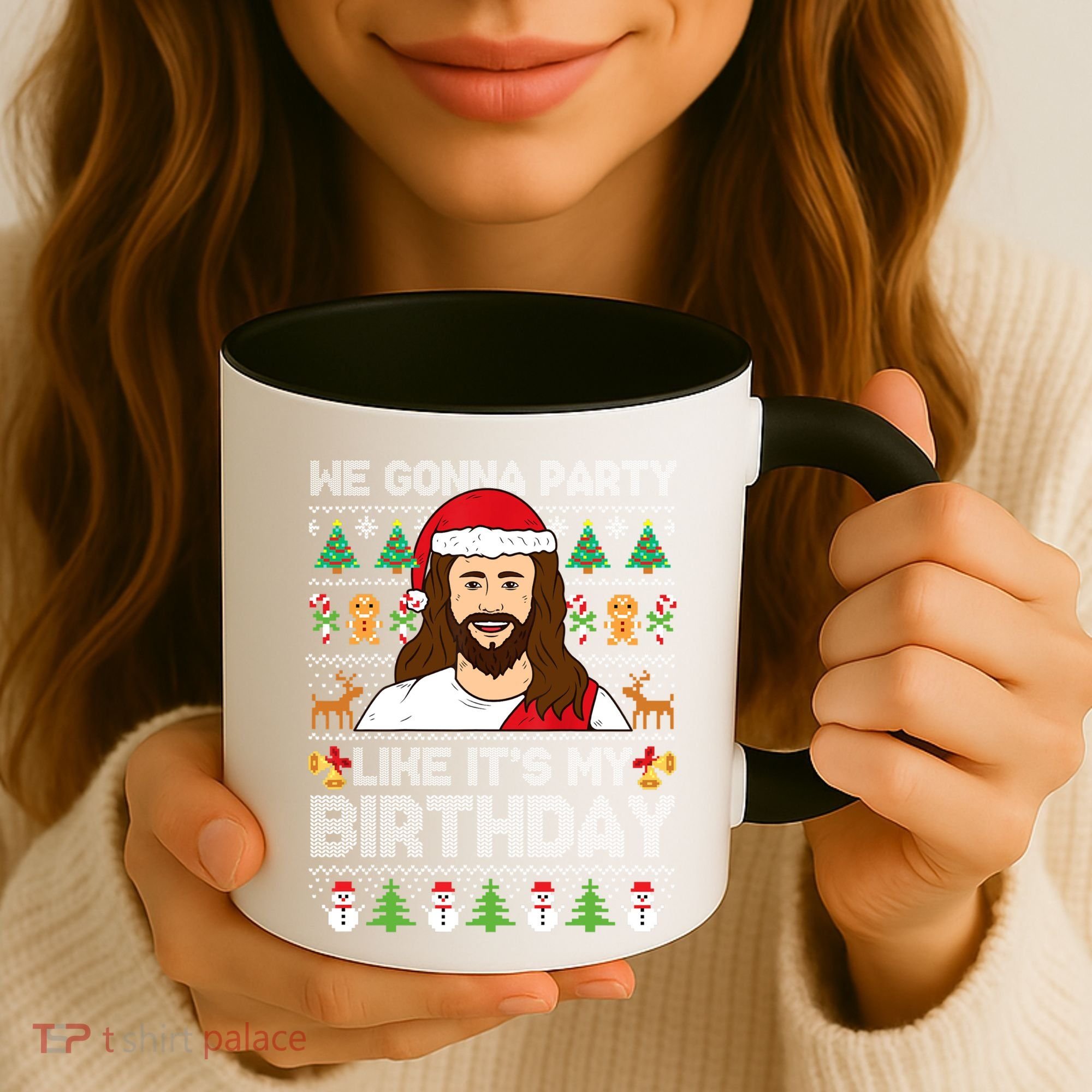 We Gonna Party Like ItS My Birthday Jesus Christmas Gift Coffee Mug
