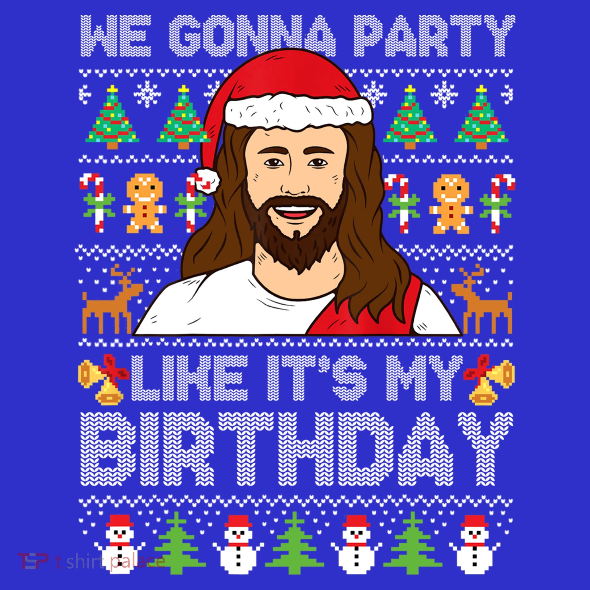 We Gonna Party Like ItS My Birthday Jesus Christmas Gift Baby Bodysuit