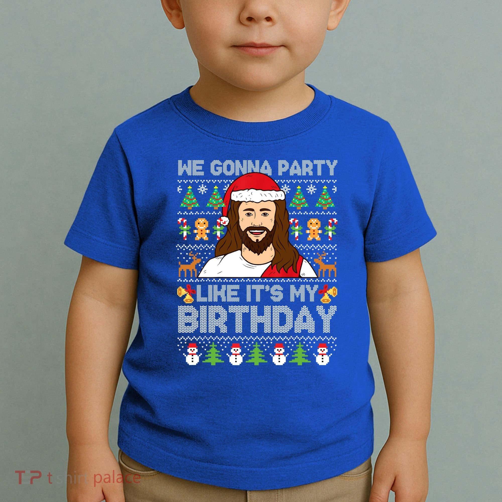 We Gonna Party Like ItS My Birthday Jesus Christmas Gift Toddler T-Shirt