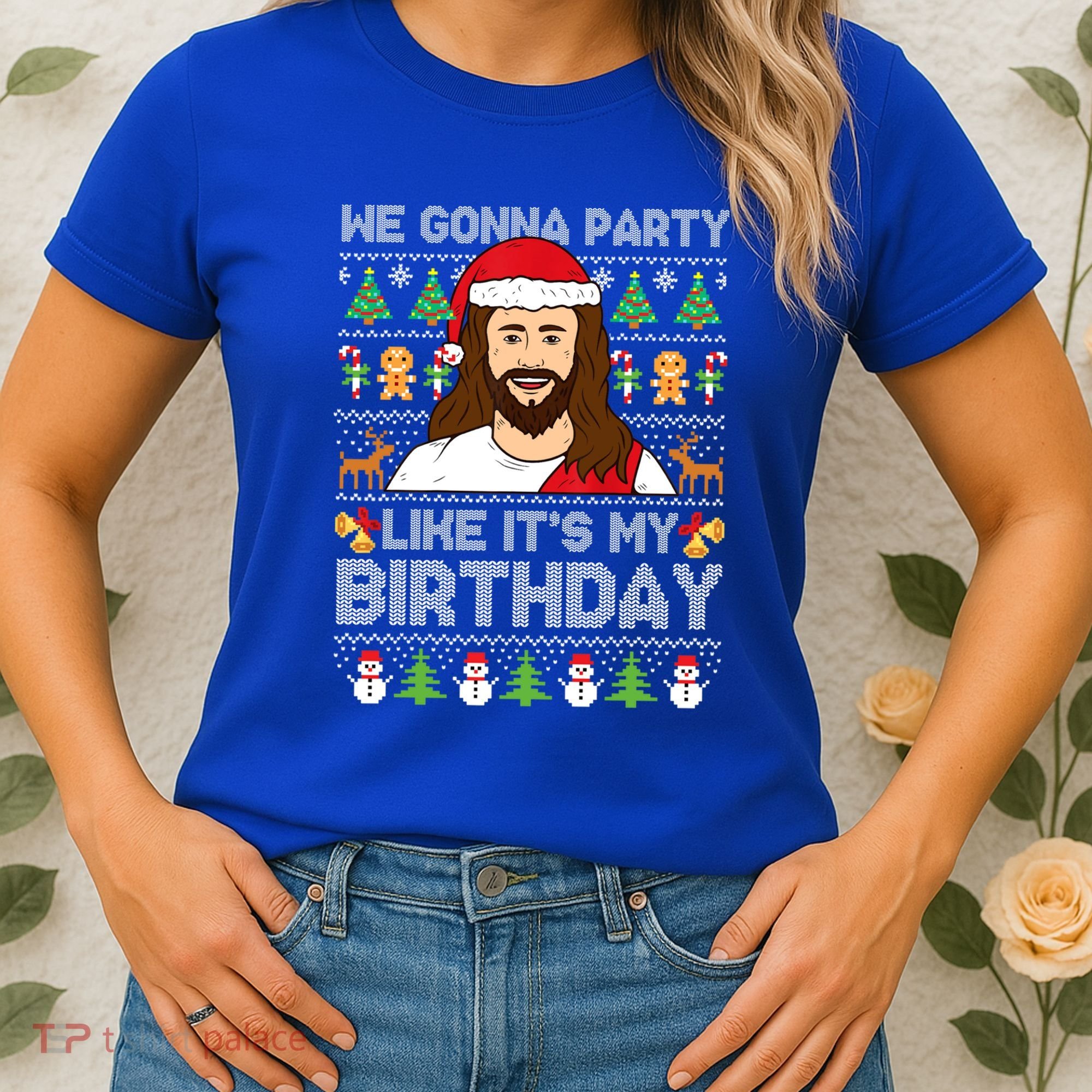We Gonna Party Like ItS My Birthday Jesus Christmas Gift Women's T-Shirt