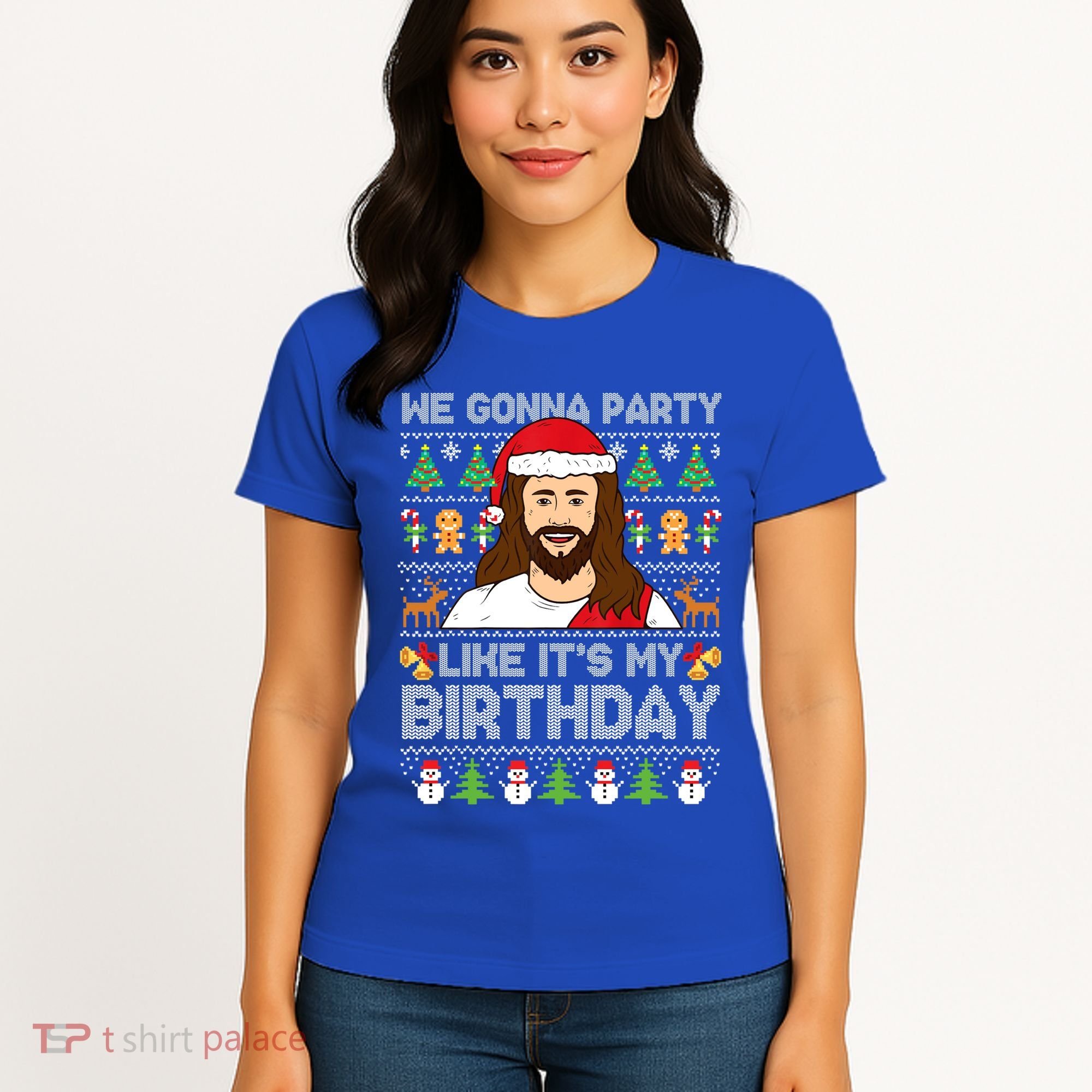 We Gonna Party Like ItS My Birthday Jesus Christmas Gift Women's T-Shirt