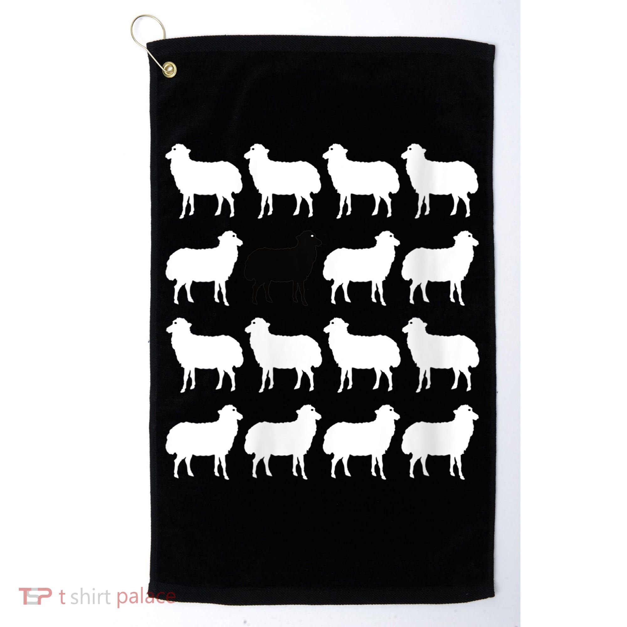 Womens Gift Princess Diana Holiday Black Sheep Gift Funny Sweater Memorabilia Gi Golf Towel