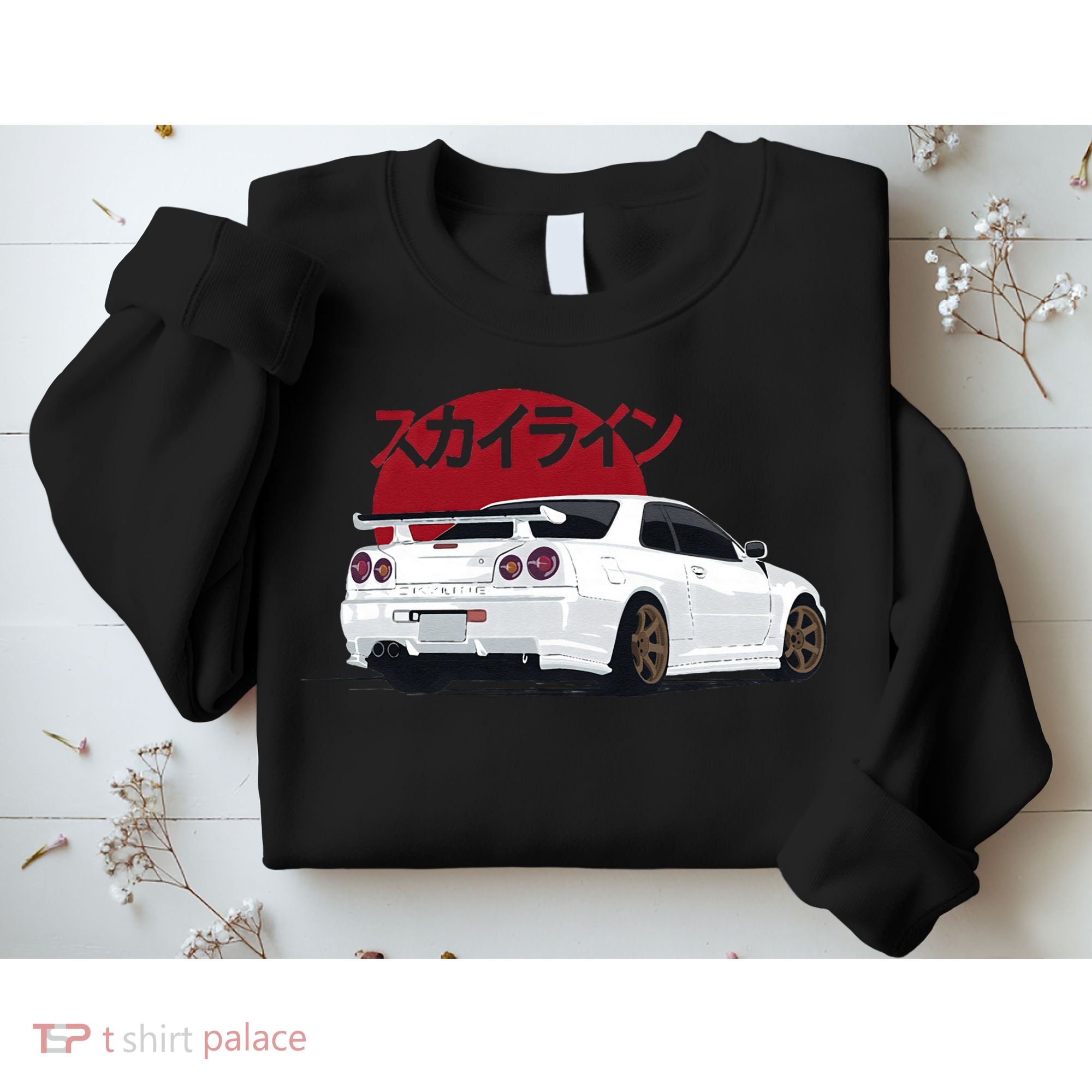 White Gt R 34 JDM Skyline Sweatshirt