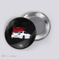 White Gt R 34 JDM Skyline Button thumb 0