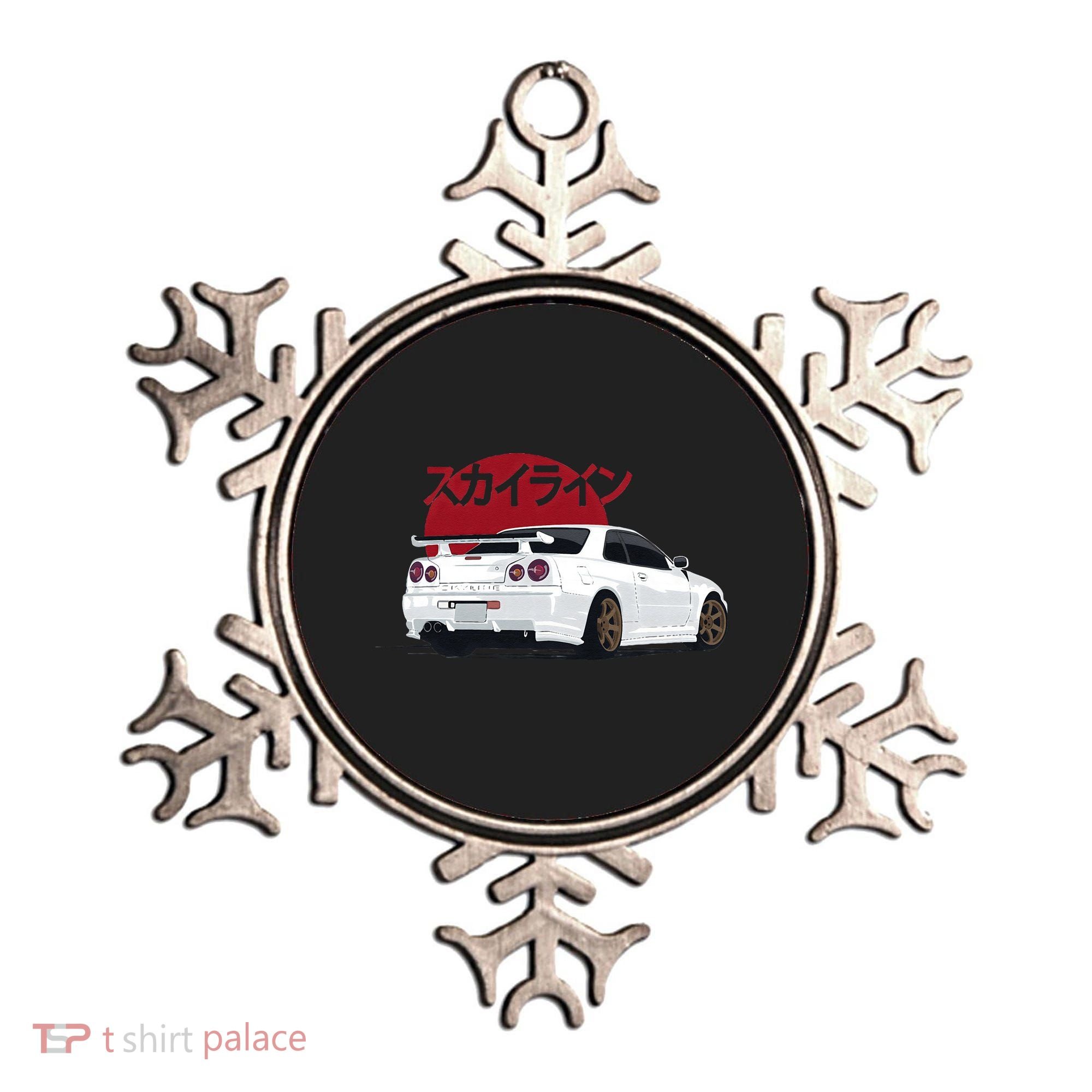 White Gt R 34 JDM Skyline Ornament
