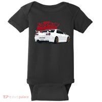 White Gt R 34 JDM Skyline Baby Bodysuit thumb 0