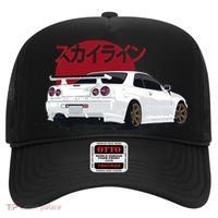 White Gt R 34 JDM Skyline Hat thumb 0