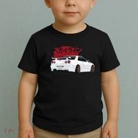 White Gt R 34 JDM Skyline Toddler T-Shirt thumb 2