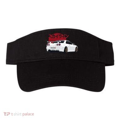 White Gt R 34 JDM Skyline Visor