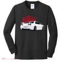 White Gt R 34 JDM Skyline Kids Long Sleeve Shirt thumb 0