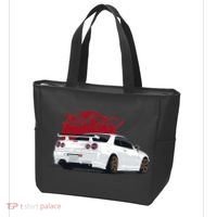 White Gt R 34 JDM Skyline Tote Bag thumb 3