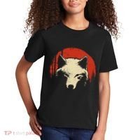 Wolf Graphic Red Moon Wildlife Animal Wolf Japanese Kids T-Shirt thumb 2
