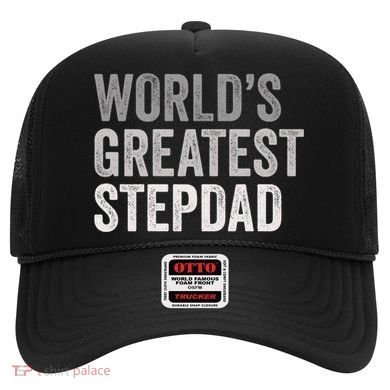 Worlds Greatest Stepdad Funny Dad Stepfather Gift Hat