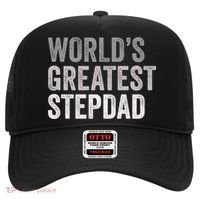Worlds Greatest Stepdad Funny Dad Stepfather Gift Hat thumb 0