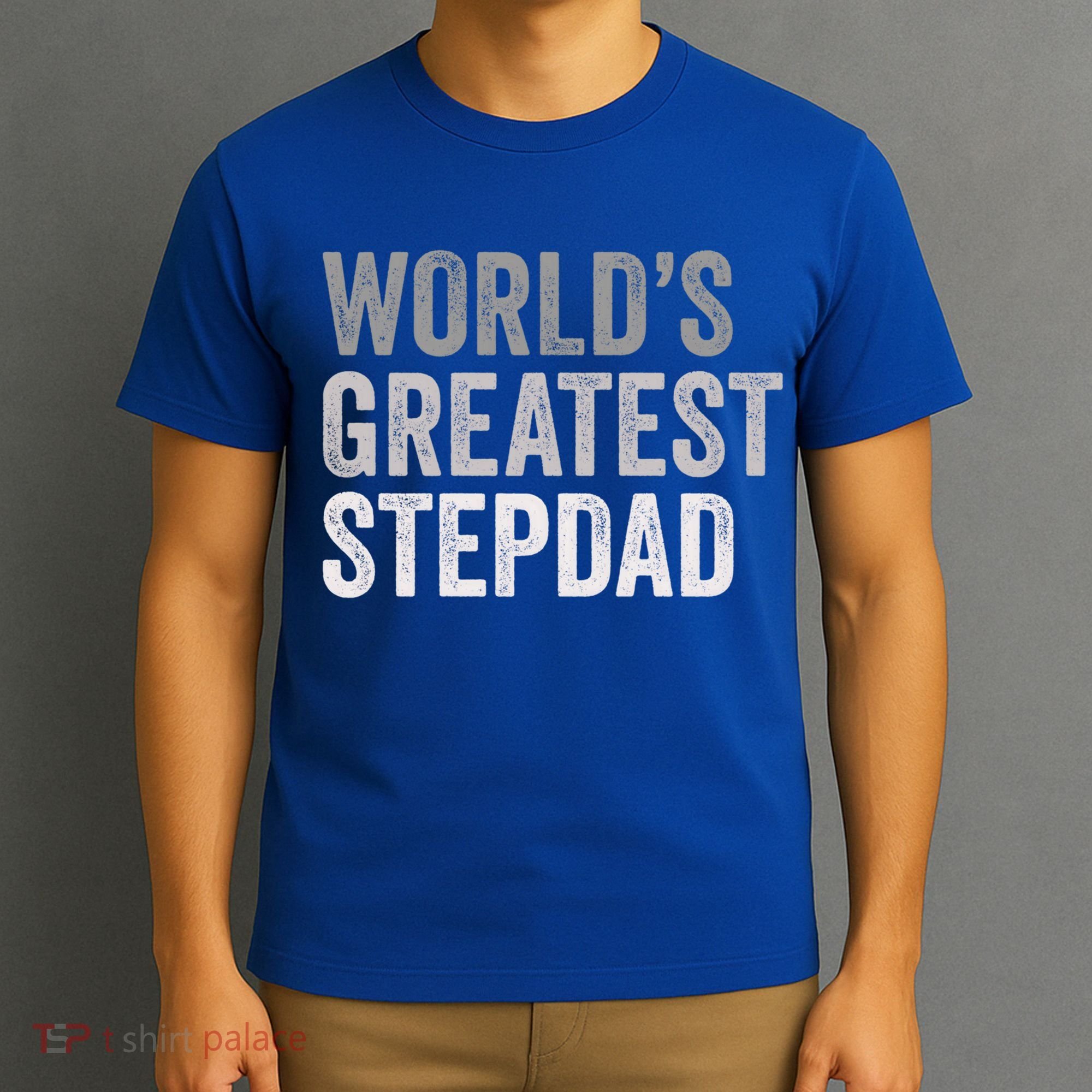 Worlds Greatest Stepdad Funny Dad Stepfather Gift T-Shirt
