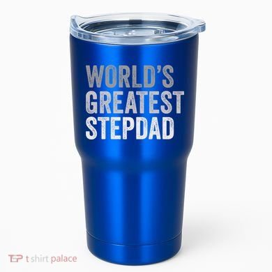 Worlds Greatest Stepdad Funny Dad Stepfather Gift Tumbler
