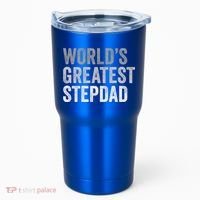 Worlds Greatest Stepdad Funny Dad Stepfather Gift Tumbler thumb 0