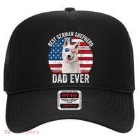 White German Shepherd Dad American Flag Dog Lover Gsd Dog Hat thumb 0