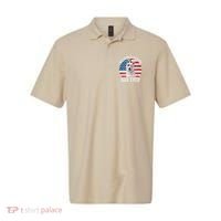 White German Shepherd Dad American Flag Dog Lover Gsd Dog Polo thumb 0