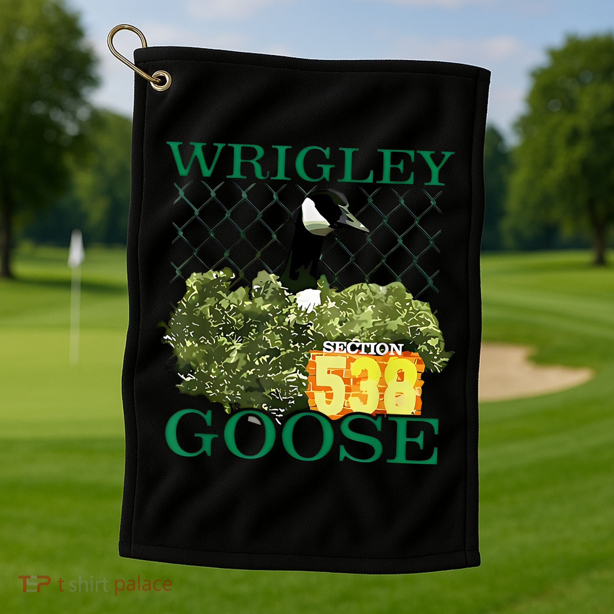Wrigley Goose Section 538  Golf Towel