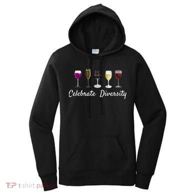 Wine Glass Saying Quote Wine Related Gift Meaningful Gift Women's Hoodie