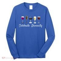 Wine Glass Saying Quote Wine Related Gift Meaningful Gift Long Sleeve Shirt thumb 0