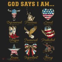 Western God Says I Am 4th Of July Distressed Tumbler thumb 3