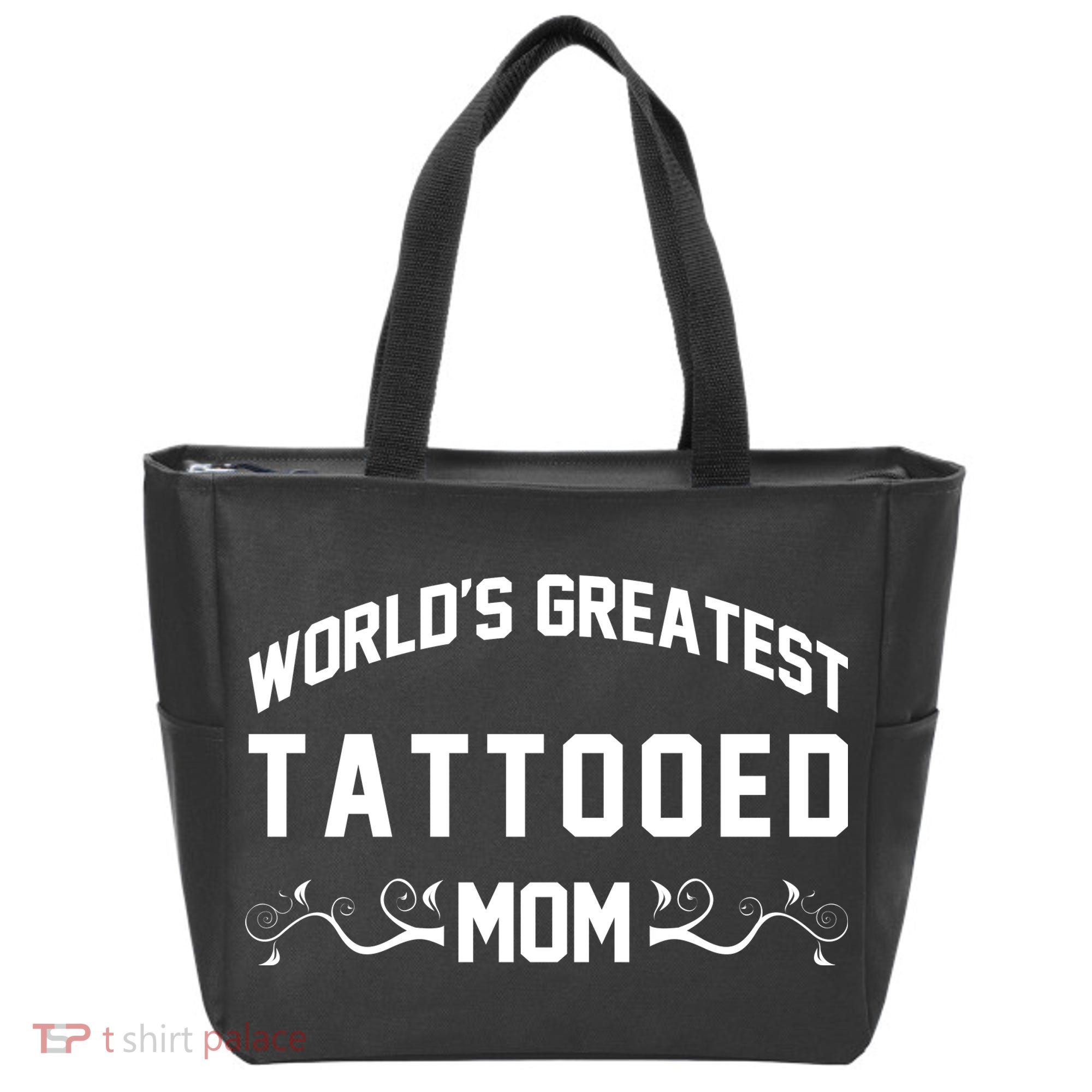 World'S Greatest Tattooed Mom Tote Bag