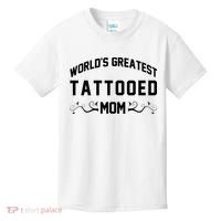 World'S Greatest Tattooed Mom Kids T-Shirt thumb 0