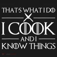 Womens Gift Thats What I Do I Cook And I Know Things Gift For Chef Cooking Lover Visor thumb 3