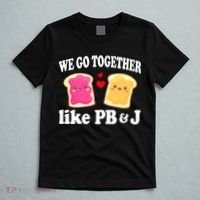 We Go Together Like PB & J - Peanut Butter and Jelly T-Shirt thumb 5